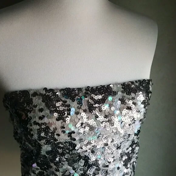 Express sequin tube top - Picture 2 of 3